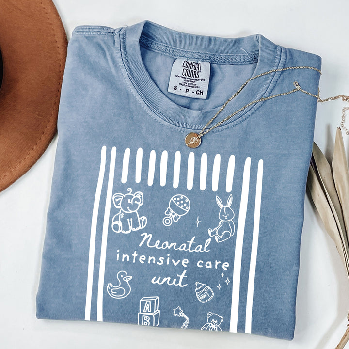 NICU Nurse Tee — Neonatal Doodle Frame