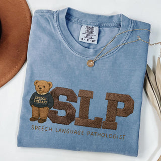 SLP Tee, Vintage Bear, Blue Jean